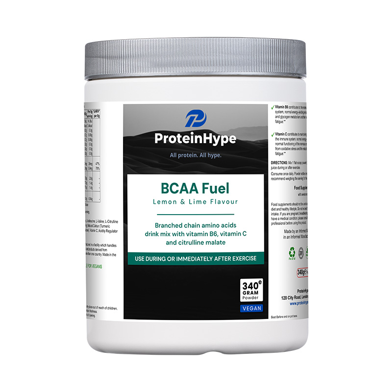 BCAA Fuel lemon-lime BCAA drink mix with L-Citrulline for muscle performance