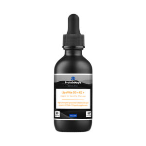 LipoVita D3 K2 Plus liposomal vitamin D3 and K2 drops for bone and immune health